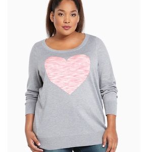torrid heart sweater